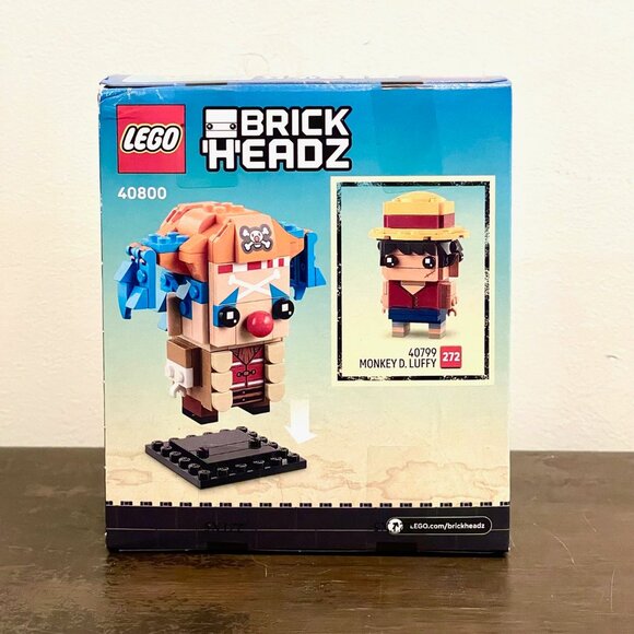 LEGO One Piece 40800 Netflix Brick Headz Buggy the Clown Figure New NIB - Picture 2 of 14